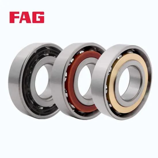Double Row Angular Contact Ball Bearings 3201B TVH C3 FAG for Alternators with Polyamide Cage - Image 2