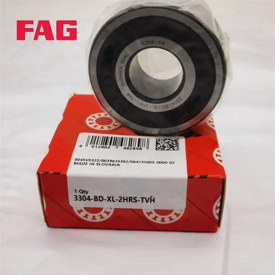 Double Row Angular Contact Ball Bearings FAG 3302-B-Tnh Nylon Cage for Precision Machinery - Image 4