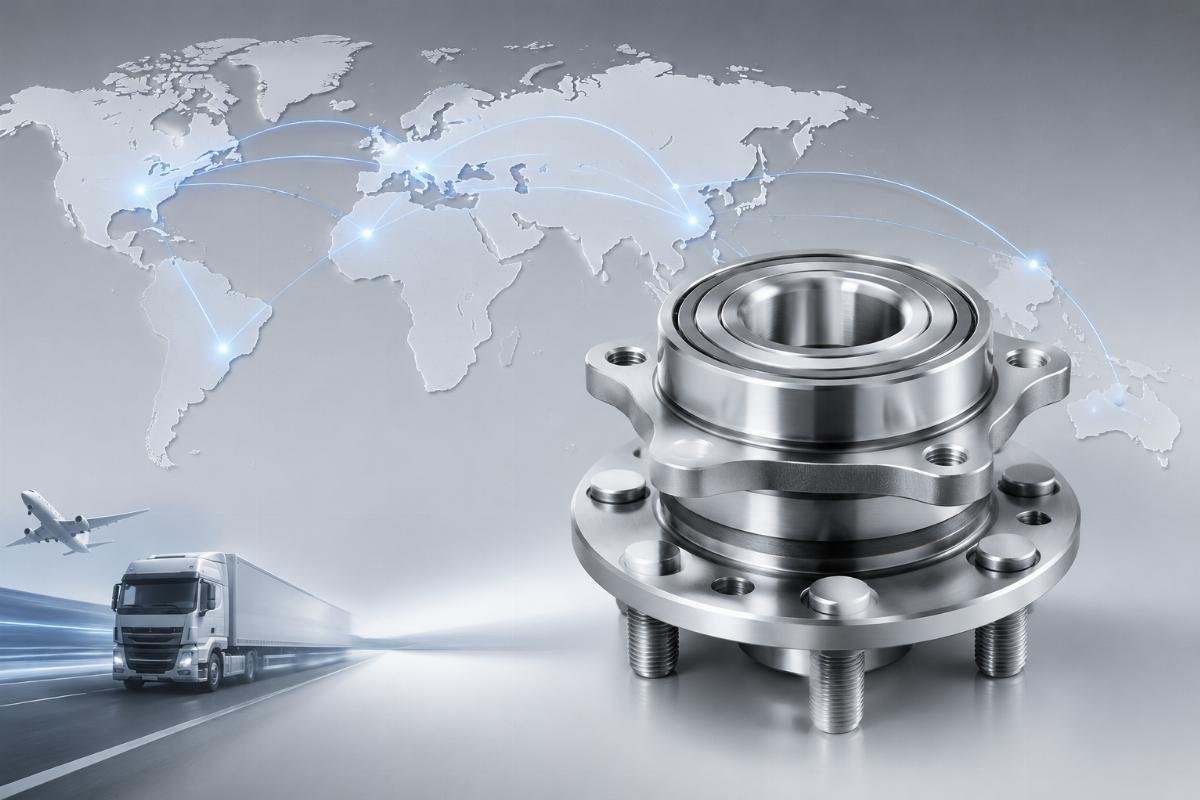 72-hour delivery coverage map for automotive wheel hub bearings