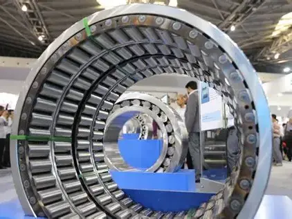 International bearing trade show booth