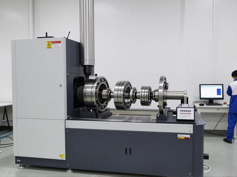 Precision testing of custom spherical roller bearings under dynamic load conditions