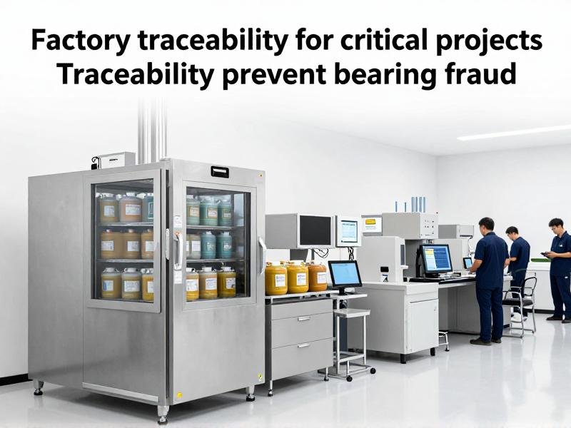 Factory traceability for critical projects